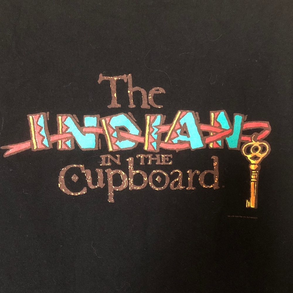 Rare vintage Indian in the Cupboard promotional tshirt XL